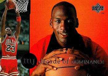 1994-95 Collector's Choice Spanish - Michael Jordan Rare Air Decade of Dominance #J2 Michael Jordan