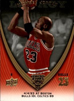 2008-09 Upper Deck Michael Jordan Legacy Collection #656 Michael Jordan - Game 656