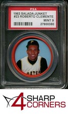 1963 Salada / Junket Coins #23 Roberto Clemente
