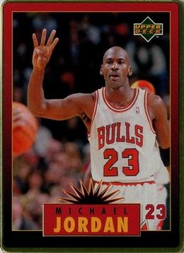 1996 Upper Deck Michael Jordan Metal (5 Cards) #5 Michael Jordan