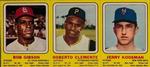 1970 Transogram Statues Cards - Panels #NNO Bob Gibson / Roberto Clemente / Jerry Koosman