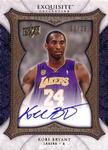 2007-08 Upper Deck Exquisite Collection - Enshrinements #EN-KB Kobe Bryant AU, SN25
