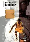 2001-02 Upper Deck MVP - Authentic Kobe #KBF1 Kobe Bryant MEM MEM: Game-used Floor