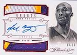 2012-13 Panini Flawless - Greats Dual Patches Autographs Ruby #1 Kobe Bryant AU, MEM, SN15