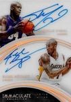 2015-16 Panini Immaculate Collection - Dual Autographs #41 Kobe Bryant / Shaquille O'Neal AU, SN25