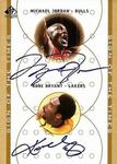 2000-01 SP Authentic - Sign of the Times Double #MJ/KB Michael Jordan / Kobe Bryant AU