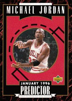 1995-96 Upper Deck - Predictors Exchange: Player of the Week #H2 Michael Jordan - January 1996