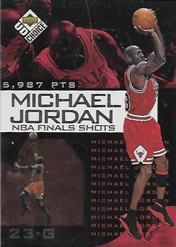 1998-99 UD Choice Preview - Michael Jordan NBA Finals Shots #7 Michael Jordan