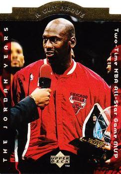 1996-97 Collector's Choice - A Cut Above: The Jordan Years Jumbo #CA6 Michael Jordan