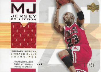 2001-02 Upper Deck - MJ Jersey Collection #MJC2 Michael Jordan - MEM: Jersey (Bulls Red)