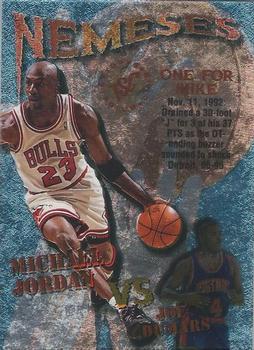 1995-96 Stadium Club - Nemeses #N10 Michael Jordan / Joe Dumars