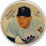1962 Salada / Junket Coins #36 Harmon Killebrew VAR VAR: Angled