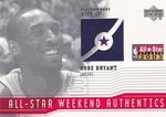 2003-04 Upper Deck - All-Star Weekend Authentics #AS-KB Kobe Bryant MEM MEM: Warm-Up (2003 All-Star)
