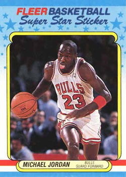 1988-89 Fleer - Stickers #7 Michael Jordan