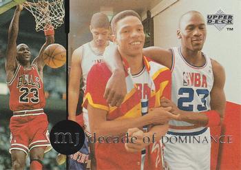 1994-95 Collector's Choice German - Michael Jordan Rare Air Decade of Dominance #J4 Michael Jordan