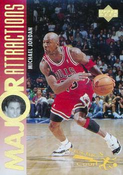 1995-96 Upper Deck - Electric Court Gold #337 Michael Jordan / D.Hansen