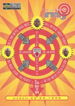 1997-98 Collector's Choice - MJ BULLSeye #B18 Michael Jordan - 2,000-2,250 or March 23-29 (W)