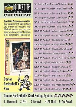 1996-97 Collector's Choice #400 Michael Jordan / Anfernee Hardaway - Checklist: 361-400
