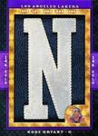 2007-08 Topps Letterman - 14K Gold Letterman #14K-KB Kobe Bryant SN1, VAR VAR: N