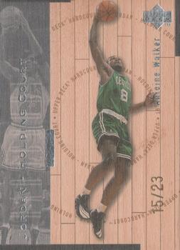 1998 Upper Deck Hardcourt - Jordan Holding Court Silver #J2 Antoine Walker / Michael Jordan