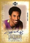 2000-01 Upper Deck Legends - Legendary Signatures #KB Kobe Bryant AU