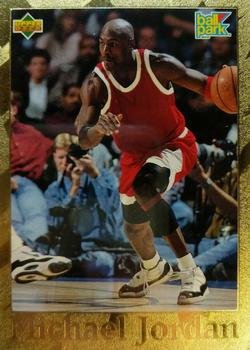 1995-96 Upper Deck Ball Park Franks Michael Jordan - Gold #BP4 Michael Jordan - Driving