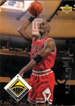 1998 Upper Deck Michael Jordan Career Collection #42 Michael Jordan/MJ Retro 95-96 UD