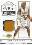 2014-15 Panini National Treasures - NBA Material #NBA-KB Kobe Bryant MEM, SN99
