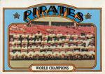 1972 O-Pee-Chee #1 World Champions (Pittsburgh Pirates) TC