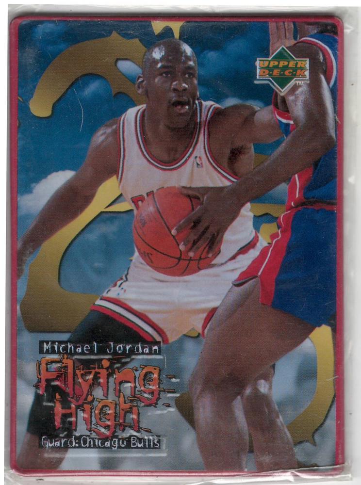 1998 Upper Deck Avon Gift Collection Michael Jordan Flying High Metal #2 Michael Jordan
