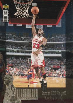 1995-96 Collector's Choice French II - The Jordan Collection #JC3 Michael Jordan - Career NBA Playoff Scoring Leader