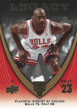 2008-09 Upper Deck Michael Jordan Legacy Collection #1079 Michael Jordan - Game 1079
