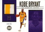 2018-19 Panini Encased - Materials Prime #M-KB Kobe Bryant MEM, SN25