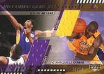 2000-01 Upper Deck - UD Combo Game Jerseys (Series One) #KB/SO Kobe Bryant / Shaquille O'Neal MEM, SN50 MEM: Jersey; 2000 copyright