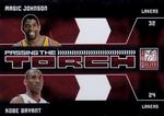 2009-10 Donruss Elite - Passing the Torch Red #1 Magic Johnson / Kobe Bryant SN249