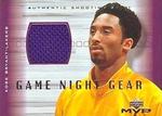 2001-02 Upper Deck MVP - Game Night Gear #KB-G Kobe Bryant MEM