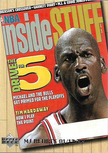 1999 Upper Deck Michael Jordan Retirement Set #C19 Michael Jordan - Inside Stuff Magazine, May 1997