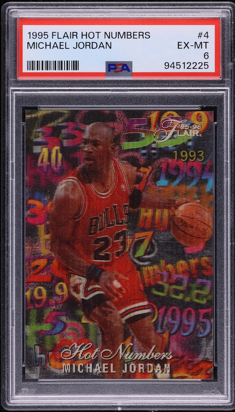 1995 Flair Hot Numbers #4