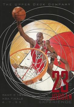 1996 Upper Deck 23 Nights: The Jordan Experience Jumbo #17 Michael Jordan