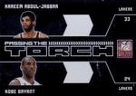 2009-10 Donruss Elite - Passing the Torch #15 Kareem Abdul-Jabbar / Kobe Bryant