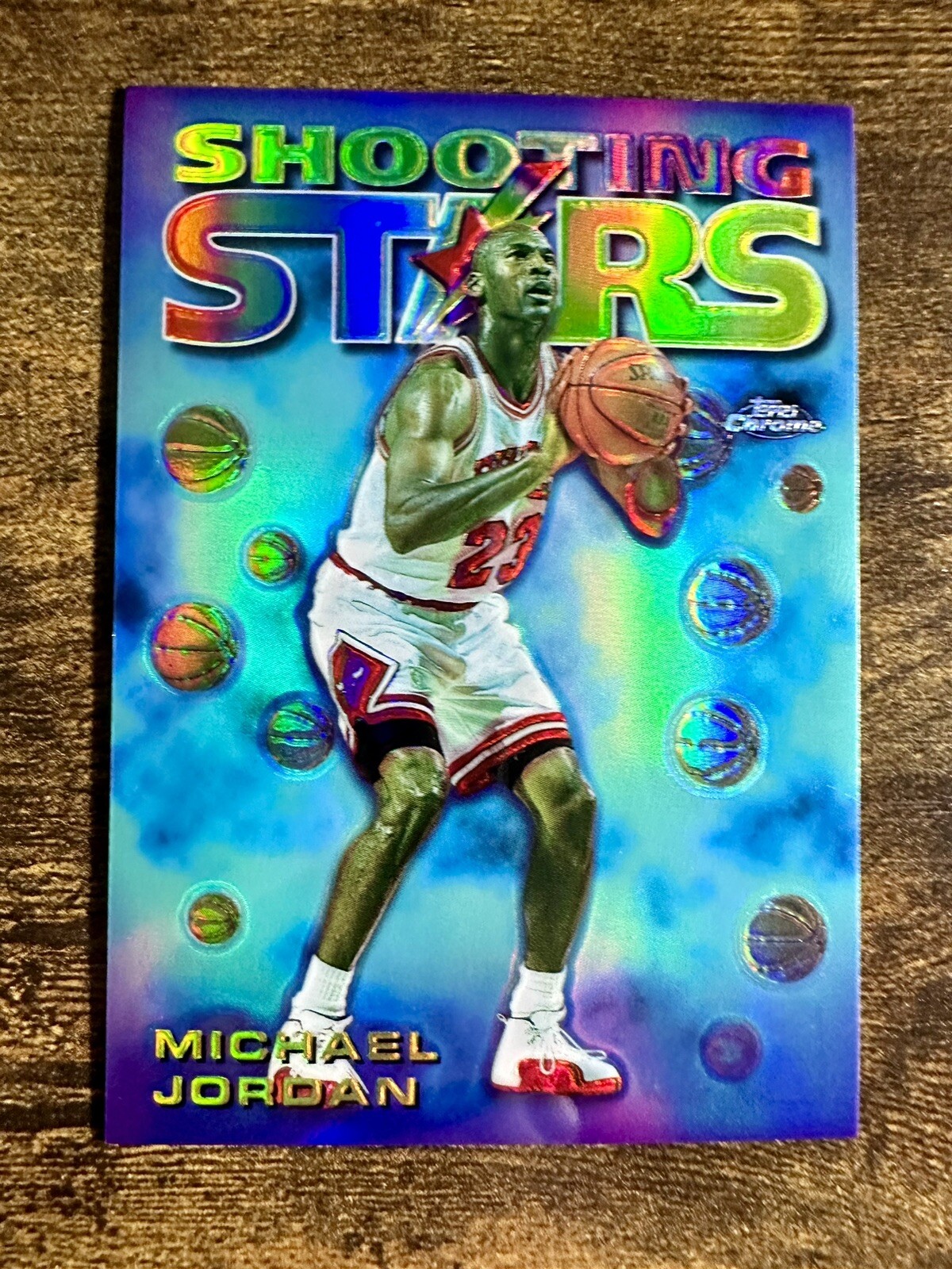 1997 Topps Chrome S.B. Shooting Stars Refractor #6