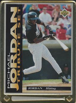 1995 Upper Deck Michael Jordan Tribute Set #JT3 Michael Jordan - Hitting
