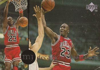 1994-95 Collector's Choice Spanish - Michael Jordan Rare Air Decade of Dominance #J10 Michael Jordan