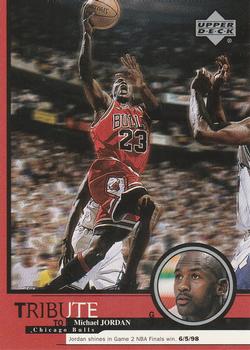 1999 Upper Deck Tribute to Michael Jordan #27 Michael Jordan - (6/5/98)