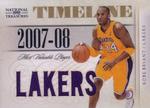 2009-10 Playoff National Treasures - Timeline Materials Custom Team Nicknames #1 Kobe Bryant MEM, SN99