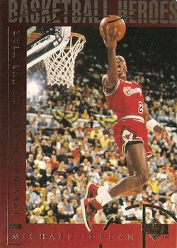 1994-95 Upper Deck - Basketball Heroes: Michael Jordan #37 Michael Jordan - 1985 NBA Rookie of the Year