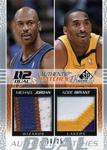 2003-04 SP Game Used - Authentic Patches Dual #MJ/KB-P Michael Jordan / Kobe Bryant MEM, SN25