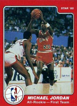 1985-86 Star All-Rookie Team #2 Michael Jordan