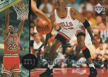 1994-95 Collector's Choice Italian - Michael Jordan Rare Air Decade of Dominance #J6 Michael Jordan
