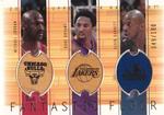 2001-02 Upper Deck Hardcourt - Fantastic Floor #MJ/KB/KG Michael Jordan / Kobe Bryant / Kevin Garnett MEM, SN100 MEM: Floor